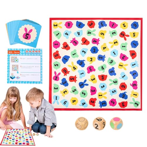 Schachbrettspiel, Schachspiele für Kinder - Tierklatschendes Schachbrett | Lernspielzeug für Kinder, Tierklatsch- und Flip-Schach mit 36 ​​Karten, Multiplayer-Tischspiel von Generisch