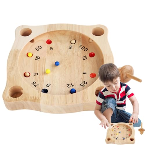 Schachbrettspiel für Kinder, Holzbrettspiele | Kompass Lernspielzeug aus - Holzbrettspielzeug, interaktives Eltern-Kind-Interaktionsspielzeug, Familienbrettspiele für Kinder und Erwachsene von Generisch