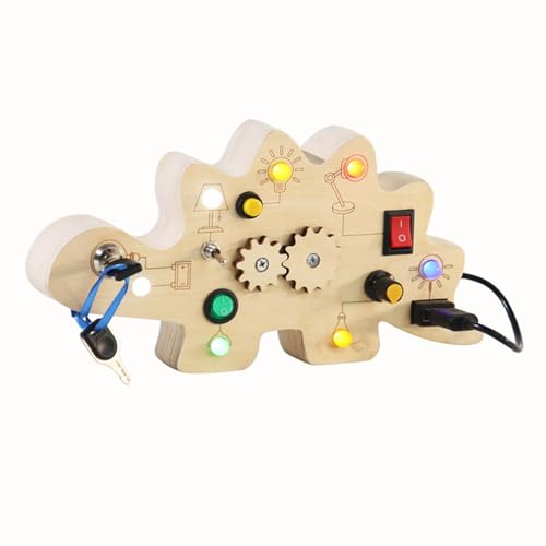 -Schalttafel, Kleinkind-Sensortafel - Schalttafel, Aktivitätstafel, sensorisches Spielzeug für Kleinkinder | Lernaktivitäten im Vorschulalter, Reisespielzeug, LED-Lichtschalter-Spielzeug für Kinder, u von Generisch