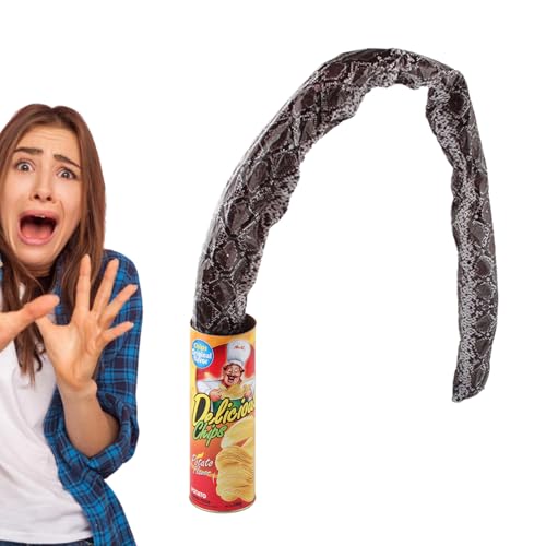 Schlange in einer Streich für Kinder, Schlangenstreich - Kreative Kartoffelchip-Snacks können Streiche spielen - Halloween-Witzspielzeuge, ängstliche und urkomische Knebelnstreiche für Aprilscherzpart Schlange in einer Streich für Kinder, Schlangenstreich - Kreative Kartoffelchip-Snacks können Streiche spielen - Halloween-Witzspielzeuge, ängstliche und urkomische Knebelnstreiche für Aprilscherzpart von Generisch