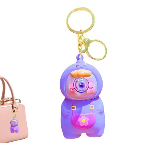 Schlüsselanhänger Squeeze Ornament - Silikon Squeeze Spielzeug Entspannende Cartoon-Figur - Frauen Männer Schöne Tasche Ornament zum Üben der Fingerfertigkeit für Schultertasche, Schultasche von Generisch