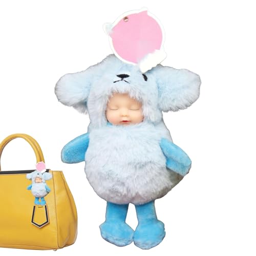 Schlüsselanhänger Stofftier, Plüschtier Schlüsselanhänger,Cartoon-Puppe-Anhänger-Schlüsselanhänger | Autoschlüsselhalter, Taschenanhänger, Spielzeug, Rucksack zum Aufhängen, Ornament, lange Ohren, Has von Generisch