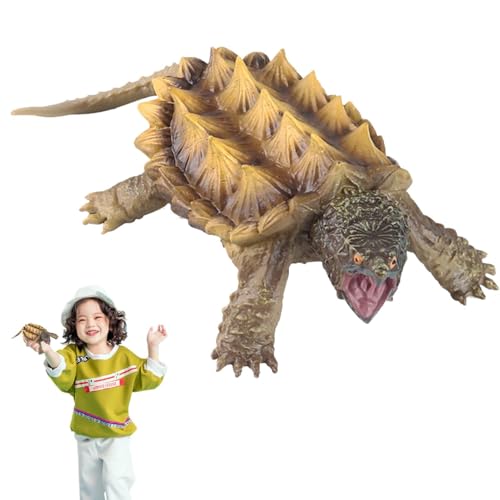 Schnappschildkröte-Figur, Schnappschildkröte-Actionfigur,Tierfiguren-Modell | Kleine Tierfiguren, Simulation realistischer Tierfiguren, künstliches Tiermodellspielzeug für Kinder von Generisch