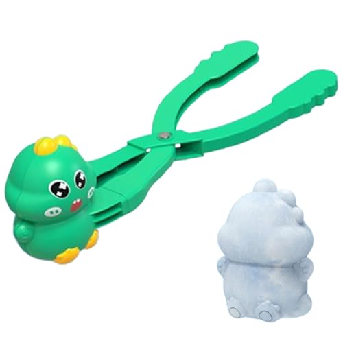 Schneeball-Clip, Winter-Schneeball-Maker-Clips - Dinosaurier Hase Schneemann Winterklammern Schneeball Werkzeugklammern | Tragbares Schneeball-Maker-Werkzeug, Strand-Sandspielzeug, Schneeball-Former, von Generisch