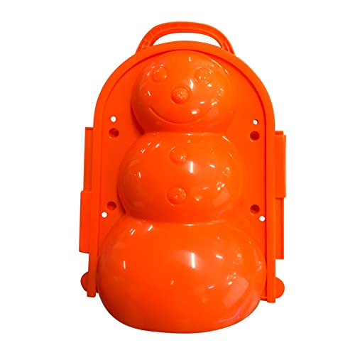 Schneeball Former, Snowball Maker, Schneeballzange, Sandball Schneeball Clip, Schneeballmaschine, Winter Schneeball Form Schneespielzeug für Kinder im Freien Spielen Schnee (Orange, One Size) von Generisch