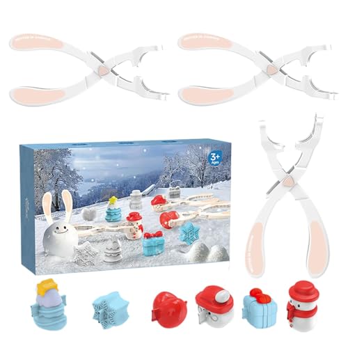 Schneeball-Maker, Schneeball-Maker-Form,Weihnachtsthema Schneeballspielzeug Schneespielzeugset Schneeformen - Outdoor-Schneeball-Maker, Schneespielzeug, Winter-Spiel-Schneeball-Kampf-Maker-Werkzeug fü von Generisch