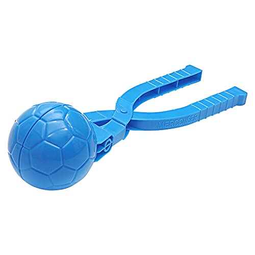 Schneeballschlachten, Fußball Schneeballclip Schnee Former, Schneeballzange Schneeball Clip Snow Maker, Schneeball Clip für Kinder im Freien Spielen Schnee (Sky Blue, One Size) von Generisch