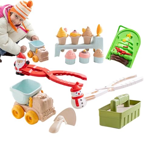 Schneespielzeug für Kinder, Schneeballmacher | Snow Brick Maker Schneeformen - Schneeformer-Formen, Schneeblockmacher, Schneeball-Clip, Sandspielzeug-Spiele im Freien, Werkzeug für Schneeballschlachte von Generisch