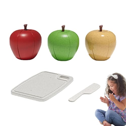 Schneidendes Essensspielzeug, Essensspielzeug für Kinder, Simulation Obst schneiden lustige Spielzeuge, Pretend Cutting Game Fruits Cutting Model mit Schneidebrett für Kinder von Generisch