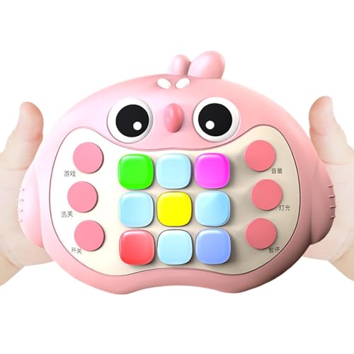 Schnelles Push-Spiel,Schnelles Push-Spiel,Lustiges Fidget Sensory Toys Fast Push Konsolenspiel - Lernspiele, Lernkonsole mit Licht und Musik für Kinder und Erwachsene von Generisch