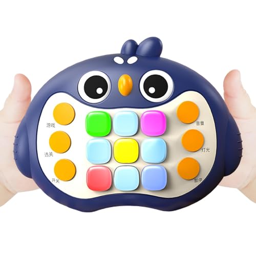 Schnelles Push-Spiel,Schnelles Push-Spiel | Handheld Fast Push Konsolenspiel Fidget Sensory Toys | Lernspiele, Lernkonsole mit Licht und Musik für Kinder und Erwachsene von Generisch