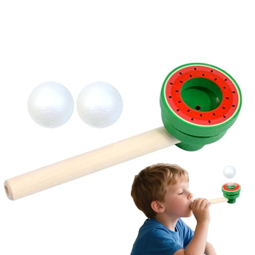 Schwebender Ball Spiel | Holz Blasball - Spaßiges Ergonomisches Werkzeug Zur Kognitiven Entwicklung Für Kindertag Und Ostern Schwebender Ball Spiel | Holz Blasball - Spaßiges Ergonomisches Werkzeug Zur Kognitiven Entwicklung Für Kindertag Und Ostern von Generisch