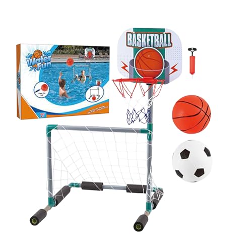 Schwimmbad Basketballkorb - Fußballtor Für See Und - Interaktiver Schwimmender Basketballkorb Mit Fußballtor Für Kinder Jugendliche Draußen Garten Schwimmbad Basketballkorb - Fußballtor Für See Und - Interaktiver Schwimmender Basketballkorb Mit Fußballtor Für Kinder Jugendliche Draußen Garten von Generisch