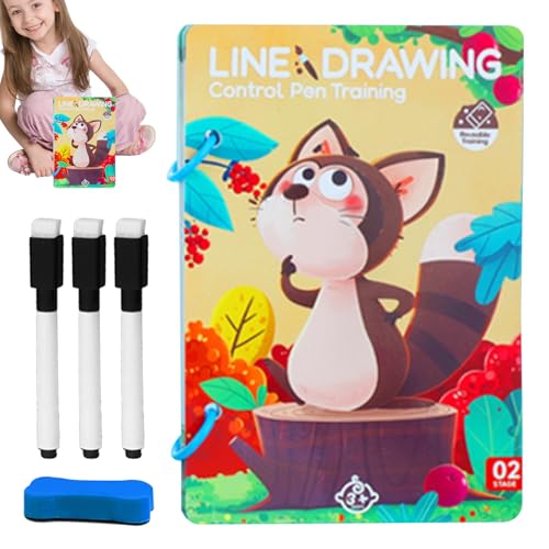 Scribble Schreibübungs-Karten | Schreibfähigkeiten Trainingskarten Wiederverwendbar | Schreiben Lernbuch Interaktiver Spielspaß Kompetenzentwicklung Für Kinder Vorschulkinder Scribble Schreibübungs-Karten | Schreibfähigkeiten Trainingskarten Wiederverwendbar | Schreiben Lernbuch Interaktiver Spielspaß Kompetenzentwicklung Für Kinder Vorschulkinder von Generisch