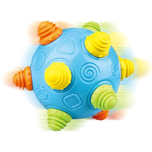 Sensorischer Kindertanz – Sensorischer Ball für Kinder | Rückprallball mit Musik für kleine Kinder | Sensorisches Kugelspielzeug mit Sound und Bewegung | Kugel mit Löchern zur Stimulierung der Sensorischer Kindertanz – Sensorischer Ball für Kinder | Rückprallball mit Musik für kleine Kinder | Sensorisches Kugelspielzeug mit Sound und Bewegung | Kugel mit Löchern zur Stimulierung der von Generisch