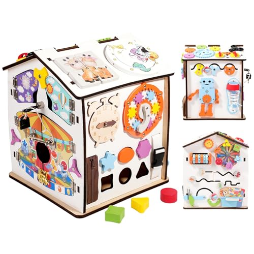 Sensory Activity Board, House Games, Preschool Learning Activities, Motor Skills Travel Toy, House Games Activities, Exploration Catalyst for Toodler von Generisch