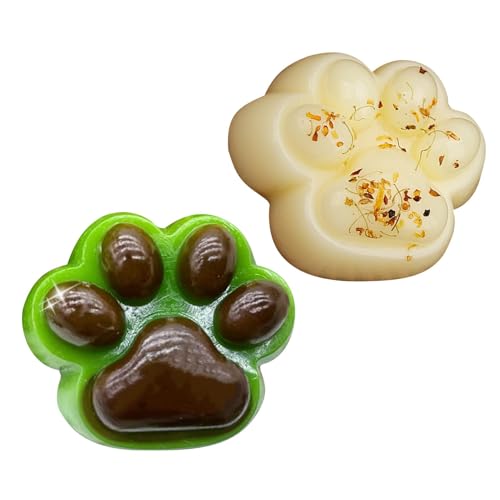 Silikon Pfoten Squishy, 2 Stück Cat Paw Squishy Toys, Sensorik Spielzeug Baby, Katzenpfoten Squishy Toy, Katze Pfote Squeeze Toy, Stressball Lustig, Antistressball Für Mädchen Junge Erwachsene Kinder von Generisch