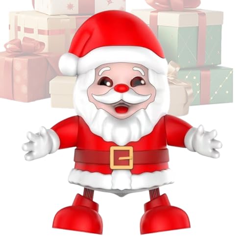 Singendes Musik Spielzeug | 20 cm Weihnachtliche Elektrische Singende Puppe | Beleuchtete Festliche Spielfigur Für Feste | Für Familie Kinder Mädchen Haus Party Fest Singendes Musik Spielzeug | 20 cm Weihnachtliche Elektrische Singende Puppe | Beleuchtete Festliche Spielfigur Für Feste | Für Familie Kinder Mädchen Haus Party Fest von Generisch