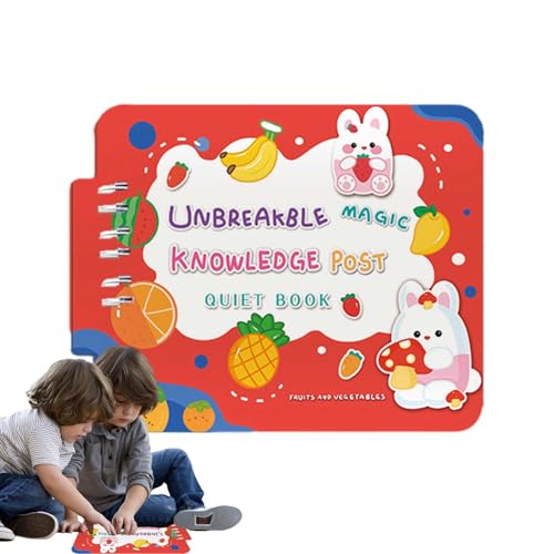 Sinnesbuch für Kleinkinder, Sinnesbücher Lernaktivitäten für Kleinkinder | Vorschul-Lernbuch, Spielzeugbuch | Frühes Lernspielzeug, wasserfestes Beschäftigungsbuch für Kleinkinder für , Mädchen, Kinde von Generisch