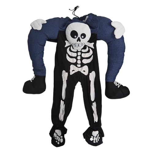 Skelettkostüm Outfit,Komische Partymode - Streichkostüme Skelett Thema,Für Geburtstag Theater Bühnenauftritt Feiern Schau Senioren Freunde Skelettkostüm Outfit,Komische Partymode - Streichkostüme Skelett Thema,Für Geburtstag Theater Bühnenauftritt Feiern Schau Senioren Freunde von Generisch