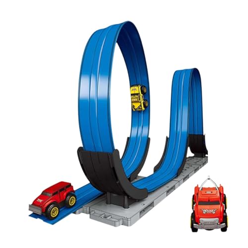 Slot-Car-Rennbahn,Slot-Car-Rennbahn-Sets | Autorennbahn-Spielzeug mit 1 Auto - Auto-Track-Spielset, Auto-Rennspiele, Fahrzeug-Set-Spielzeug, Track-Auto-Spielzeug für stundenlangen Spaß und Entspannung von Generisch