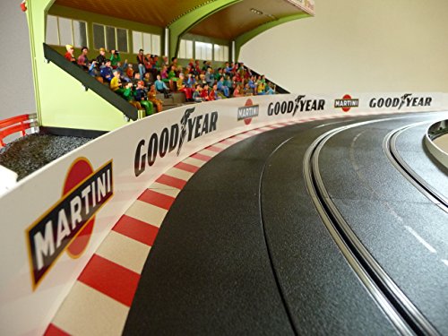 Slotcar LEITPLANKE Bande + Aufkleber 6cm x 200cm für Carrera DIGITAL von Generisch