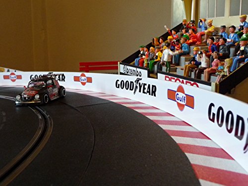 Slotcar LEITPLANKEN Bande 4cm x 200cm für Carrera DIGITAL von Generisch