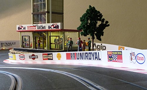 Slotcar Rennbahn LEITPLANKE Bande 4cm x 200cm für Carrera DIGITAL von Generisch