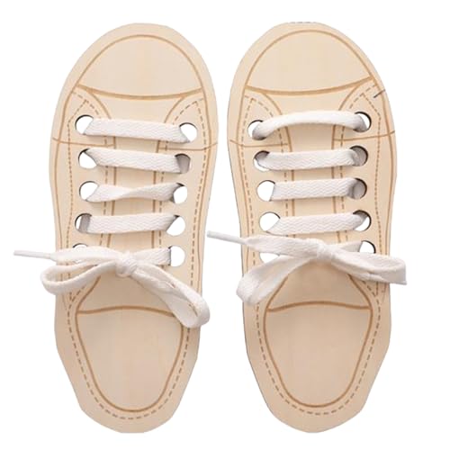 Sneaker Aus Holz Zum Schnüren | Entwicklungsförderndes Spielzeug | Schnürung | Problemlösung | 3+ | Geschenk Oder Mädchen, Schnürschuhe Lernwerkzeug Motorik Spielzeug Sneaker Aus Holz Zum Schnüren | Entwicklungsförderndes Spielzeug | Schnürung | Problemlösung | 3+ | Geschenk Oder Mädchen, Schnürschuhe Lernwerkzeug Motorik Spielzeug von Generisch