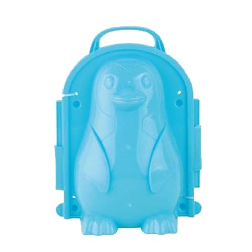 Snowball Maker Tool Kit Schneeform Penguin Snowball Maker Clip Schneeform Outdoor Spielen für Kinder Erwachsene (Blue, One Size) von Generisch