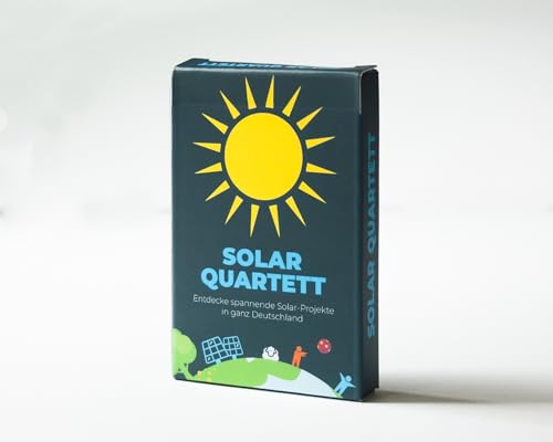 Solar-Quartett - Lerne spielerisch die Energiewende kennen! Für Kinder & Erwachsene von Poiget