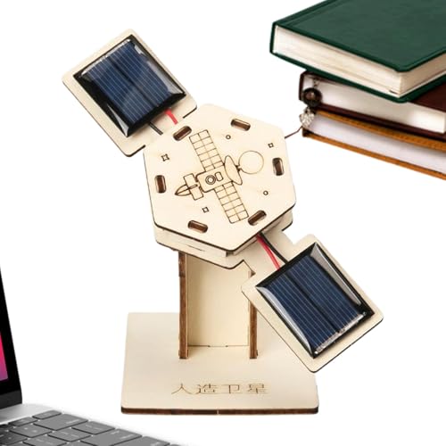 Solar -Satellitenmodell -Kit, Solar -Satellitenmodell -Kit | Satellitenbaugruppe 3D Construction Home Decor - Kreatives Schulexperiment Spielzeug für Eintritt, Klassenzimmer von Generisch