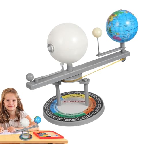 Sonne Erde Mond Modell | Orbital Model Kit | Sonnensystem Modell | Pädagogische Astronomie Werkzeuge, bewegliche Planeten Modelle, Sonne Erde Mond Display, Himmelskörper Modell von Generisch