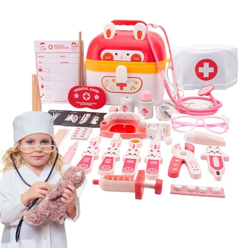 Spielzeug-Arztset, Kinder-Arztset | Doctor Pretend Play Set Spielzeug | Arzt-Spielset, Kinderrollen-Rollenspielspielzeug für und Mädchen ab 3 Jahren von Generisch