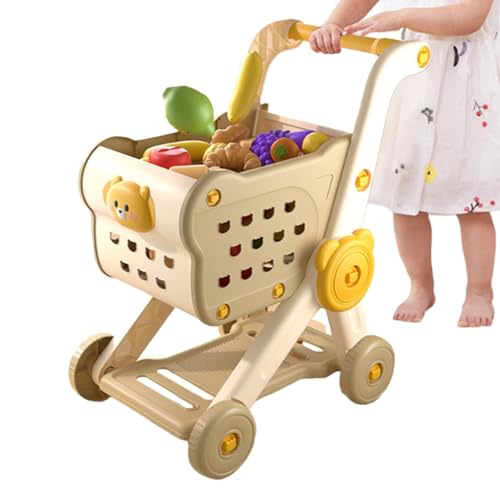 Spielzeug-Einkaufswagen, Spielzeug Supermarktwagen Kinderwagen Set, Vorschulspiel Küchenaktivität Interaktiv Pädagogisches Spielzeug Für Kinderspiele Spielzeug-Einkaufswagen, Spielzeug Supermarktwagen Kinderwagen Set, Vorschulspiel Küchenaktivität Interaktiv Pädagogisches Spielzeug Für Kinderspiele von Generisch