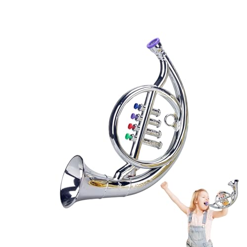 Spielzeug-Saxophon-Requisite, Horn-Musikinstrument, Kinder-Saxophon-Spielzeug, Simulation Musikinstrument Kinder Saxophon Instrument Multifunktionale Frühe Lernspielzeug Für Mädchen Anfänger von Generisch