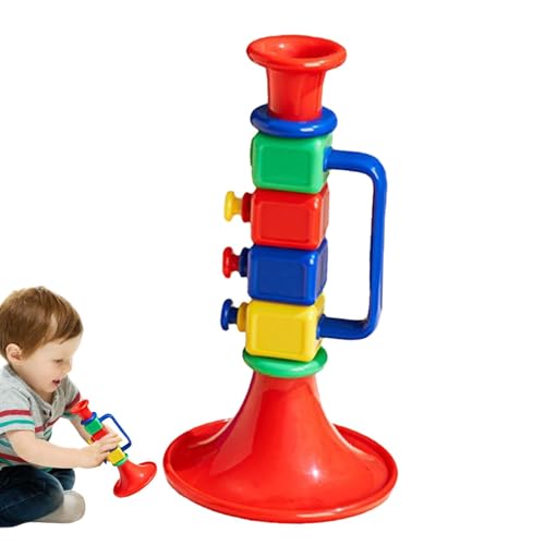 Spielzeug-Trompete, Kleinkind-Musikinstrumente-Spielzeug - Kleine pädagogische Musiktrompete,Vorschulpädagogisches musikalisches Lernspielzeug für Kinder, Kleinkinder von Generisch