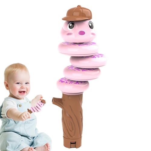 Spielzeugpfeife, Partypfeife, Pfeifenspielzeug Caterpillar Fidgets, Balance-Schaukel, rotierende Schlange, Lern- und Lernspielzeug mit rotierender Handpfeife für Kinder, Jungen und Mädchen von Generisch