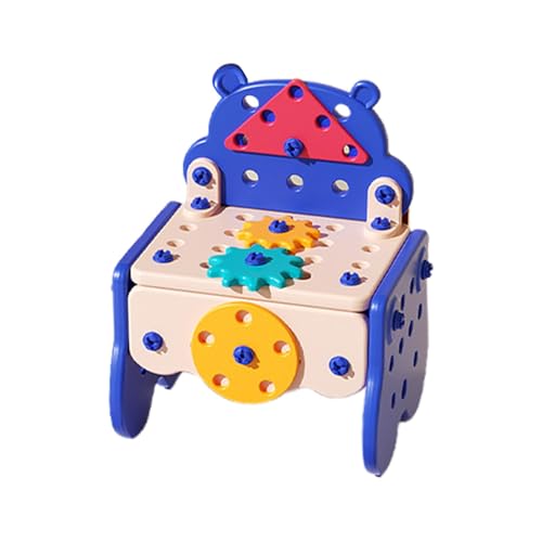 Spielzeugwerkzeuge für Kleinkinder, Kinder-Schraubendreher-Spielzeugset,Werkbank-Spielzeug, 60-teiliges Spielwerkzeug-Set - Konstruktionsspielzeug, Werkzeuge, einzigartiges Kleinkind-Rollenspielspielz von Generisch