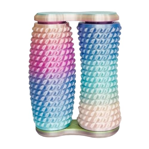 Spiky Grip Stim Roller Fidget, 3D -gedruckte Schmerzspinner Sensorisches Spielzeug, Stress Reliefs Pocket Mini Fidget Toys für Erwachsene, Neuheit Geschenk für Freunde Spiky Grip Stim Roller Fidget, 3D -gedruckte Schmerzspinner Sensorisches Spielzeug, Stress Reliefs Pocket Mini Fidget Toys für Erwachsene, Neuheit Geschenk für Freunde von Generisch