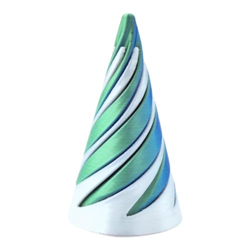 Spirals Cone Fidget Toy, Unmögliche Pyramide Durchgang Skulptur, The Impossible Cone, Gedruckt Spiralkegel Fidget Toy, Impossible Pyramid Passthrough Sculpture, Durchgang Pyramide Spielzeug von Generisch