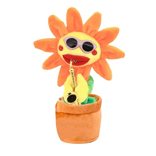 Sprechende Sonnenblume – Musik mit wiederholter Aufnahme, helle Töne, 200 Songs | Interaktives Spielzeug mit Bewegung für Kinder, lustiges Geschenk für Partys, Partys Sprechende Sonnenblume – Musik mit wiederholter Aufnahme, helle Töne, 200 Songs | Interaktives Spielzeug mit Bewegung für Kinder, lustiges Geschenk für Partys, Partys von Generisch