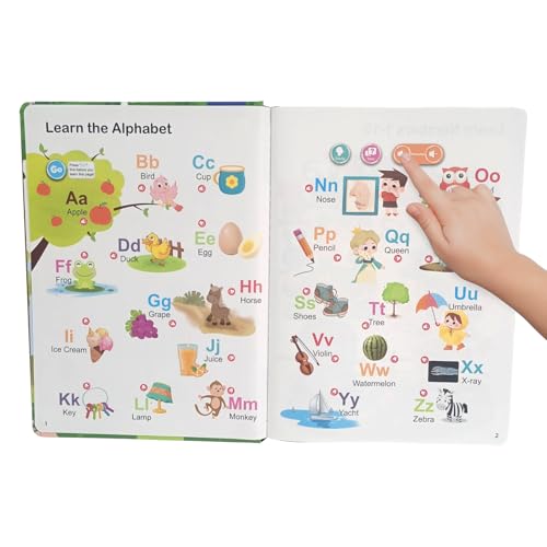 Sprechende Wortbücher,Sprachbuch | Spielzeug Zum Englischlernen Mit Ton Für Kinder Kleinkind Vorschulalter Frühkindliche Sprachentwicklung Sprechende Wortbücher,Sprachbuch | Spielzeug Zum Englischlernen Mit Ton Für Kinder Kleinkind Vorschulalter Frühkindliche Sprachentwicklung von Generisch