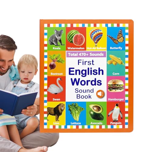 Sprechendes Buch Für Englisch | Kinder Englisch Wörterbuch Mit Ton,Lernbegleiter Für Zuhause Zum Vokabeln Lernen Alter 2-6 Jahre Sprechendes Buch Für Englisch | Kinder Englisch Wörterbuch Mit Ton,Lernbegleiter Für Zuhause Zum Vokabeln Lernen Alter 2-6 Jahre von Generisch