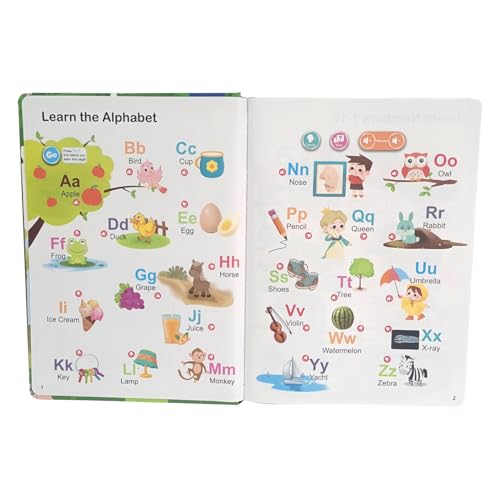 Sprechendes Wörterbuch Für Babys,Interaktives Sprachlernbuch - Interaktives Lernspielzeug mit sprechenden englischen Wörtern für Kleinkinder und Kinder zur Förderung der frühen Sprachentwicklung Sprechendes Wörterbuch Für Babys,Interaktives Sprachlernbuch - Interaktives Lernspielzeug mit sprechenden englischen Wörtern für Kleinkinder und Kinder zur Förderung der frühen Sprachentwicklung von Generisch