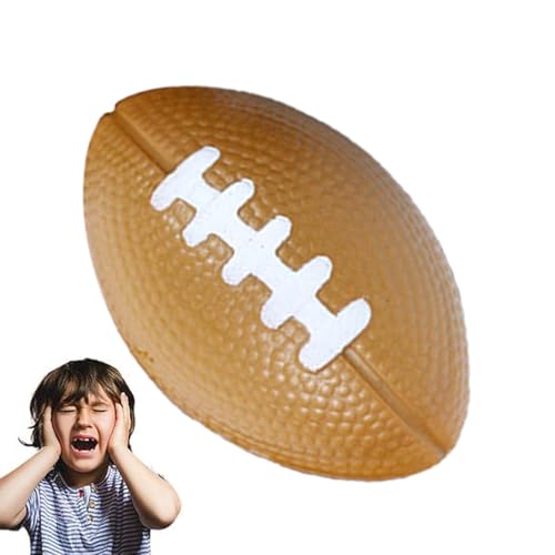 Squeeze -Spielzeug - Fußball Sport Stress Ball, amerikanischer Fußball Soft Dehnes Spielzeug, Rebound Squish Bälle lustiges Kinder, einzigartiges Spielzeug, das Nicht klebrige P von Generisch