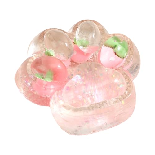 Squeeze Spielzeug Katzenpfote, 7x6cm Cat Paw Squishy Toy, Quetschspielzeug Jelly Kitty Paw, Süße Katzenpfoten Squishy Anti Stress Spielzeug Für Kinder Und Erwachsene von Generisch