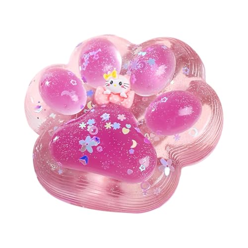 Squishy Pfote | 16 cm Cat Paw Squishy | Katzenpfoten Squishy Spielzeug mit Langsamem Rückprall | Stressabbauendes Squishy Quetschspielzeug | Katzenpfoten Fidget Toys für Kinder und Erwachsene von Generisch