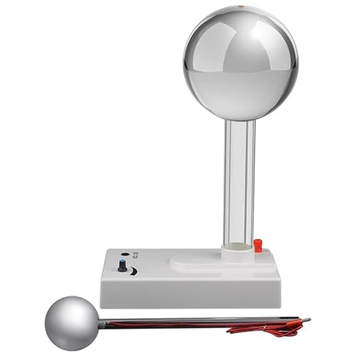 Statischer Stromgenerator für Physik-Experimente, Entladungskugel mit >50 mm Funke, ideal für Klassenzimmer und wissenschaftliche Aktivitäten bei Teenagern Statischer Stromgenerator für Physik-Experimente, Entladungskugel mit >50 mm Funke, ideal für Klassenzimmer und wissenschaftliche Aktivitäten bei Teenagern von Generisch