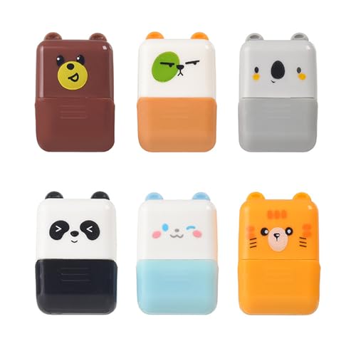 Stempel für Kinder – Stempel für pädagogische Tiere für Kunst und Lernen, 6 Stück Spielzeug Malerei Cartoon für Familie Schule Kunst Handwerk Stempel für Kinder – Stempel für pädagogische Tiere für Kunst und Lernen, 6 Stück Spielzeug Malerei Cartoon für Familie Schule Kunst Handwerk von Generisch